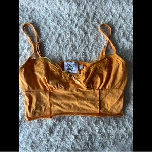 Princess Polly-Cropped Lace Tank Top